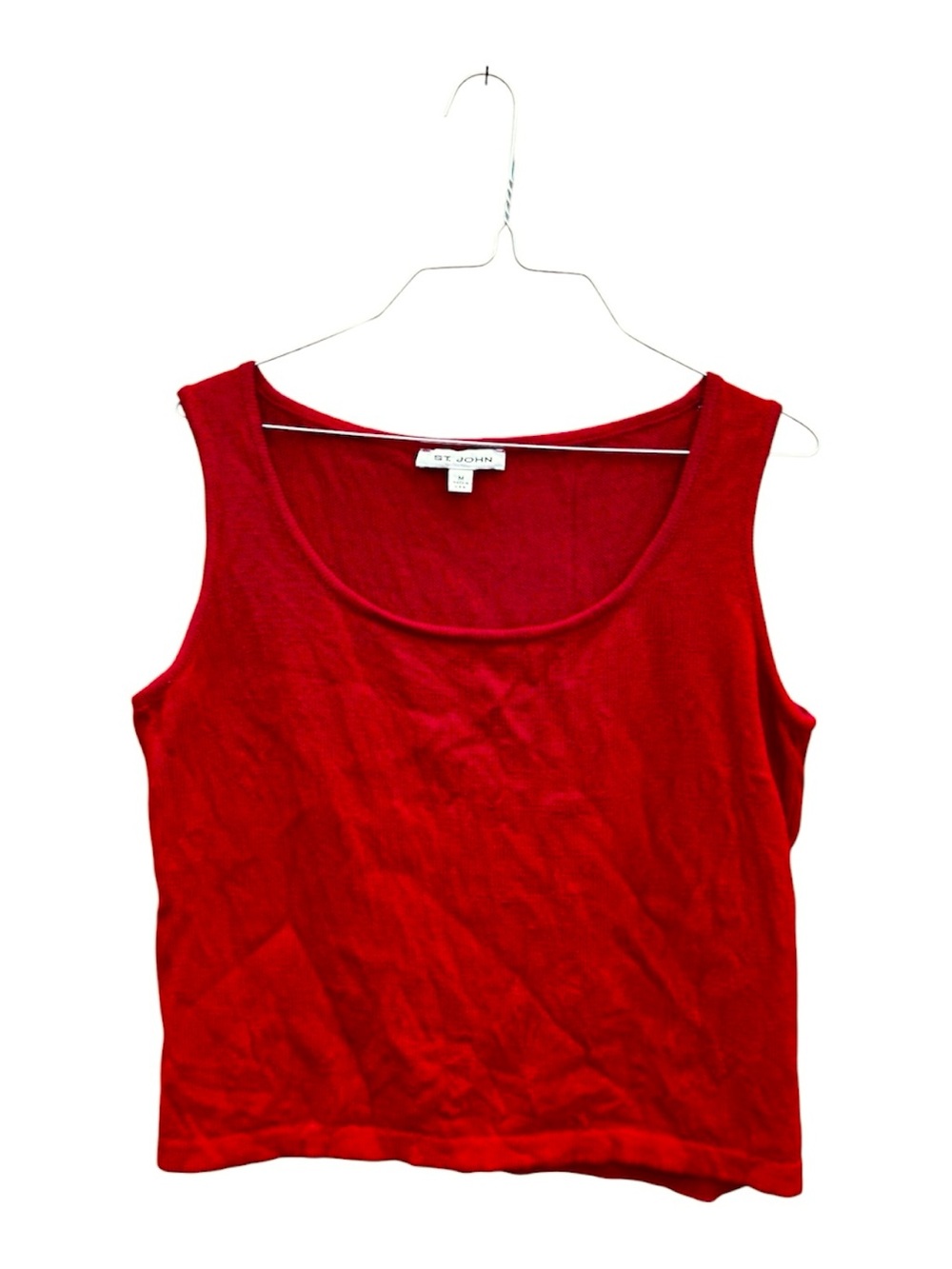ST. JOHN Vintage Santana Wool Knit Shell Tank